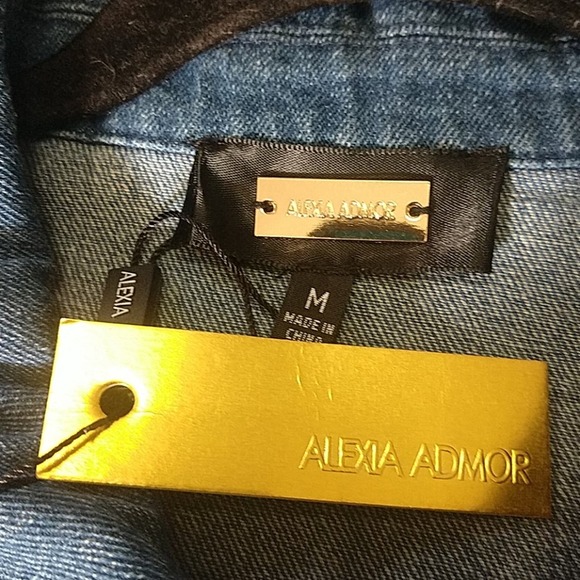 Alexia Admor Denim Romina Shirt Dress Medium - Picture 13 of 16